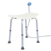 Ktaxon Bath Shower Chair Adjustable Medical 7 Height Bench Bath Stool Seat,White