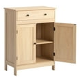 thumbnail image 1 of Ktaxon Bathroom Floor Cabinet, Freestanding Storage Cupboard w/ Drawer and 2 Doors, Wood, 1 of 6