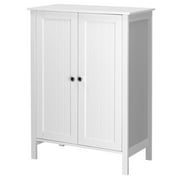 Ktaxon Bathroom Floor Cabinet Storage with 2 Doors and Adjustable Shelves, White Finish