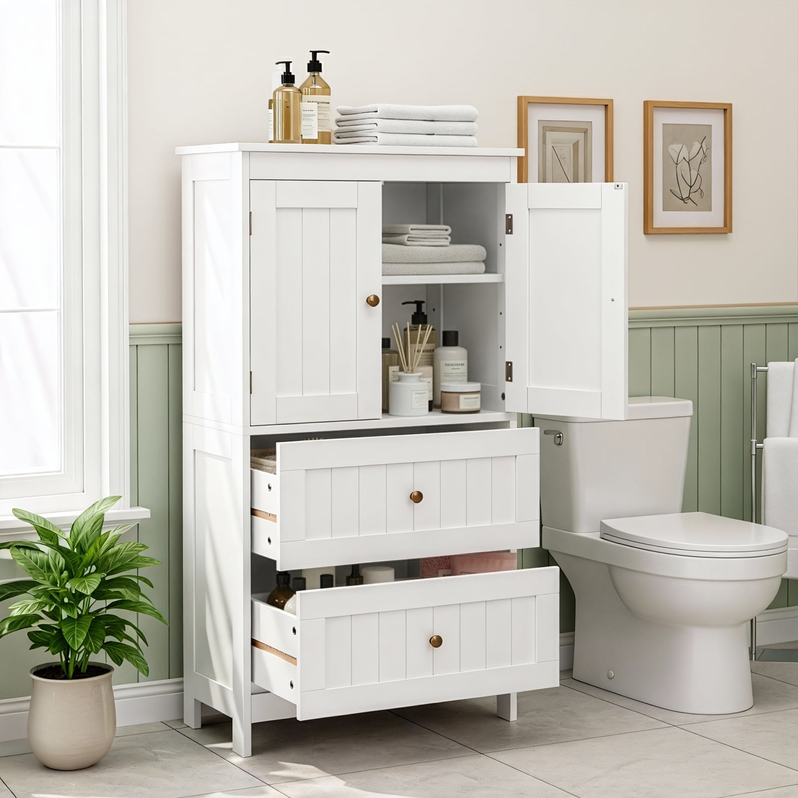 Bathroom Stand Storage & Cabinets - Walmart - Walmart.com