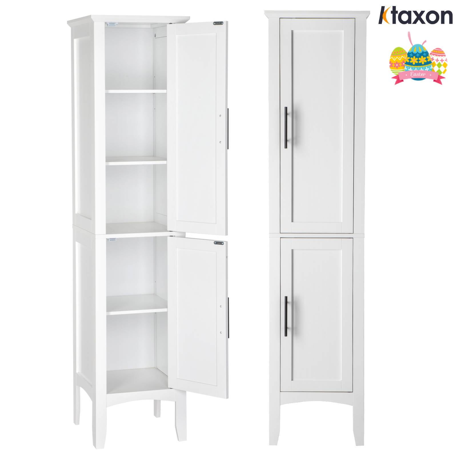 Ktaxon Bathroom Storage Cabinet Narrow Tall, Freestanding Cabinet ...