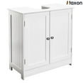 thumbnail image 1 of Ktaxon Bathroom Vanity Under Sink Pedestal with 2 Doors, Basin Cabinet with Adjustable Shelf, White, 1 of 17