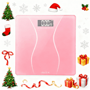 Ktaxon Bathroom Weight Scale, Highly Accurate Digital Bathroom Body Scale, Measures Weight up to 180kg/396 lbs., Pink