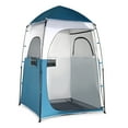 thumbnail image 1 of Ktaxon Camping Shower Tent, Waterproof Pop Up Single Changing Tent, Portable Dressing Room, Outdoor Privacy Tent for Beach, HIking, Photography Studio, Blue & White, 1 of 7