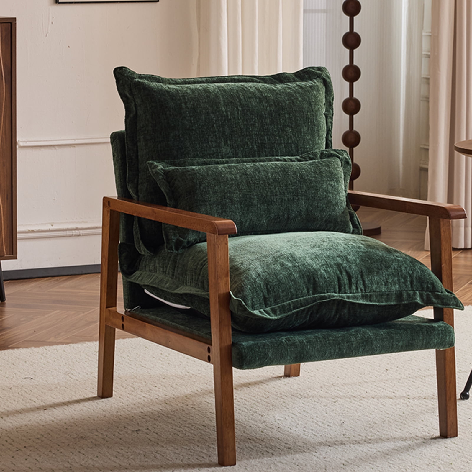 Ktaxon, Chenille Accent Chair, 26