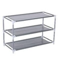 thumbnail image 1 of Ktaxon Closet 3 Tier Shoe Rack Shoe Shelf Storage Organizer Space Saving for Entryway Bedroom Dorm Gray, 1 of 6