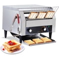 thumbnail image 1 of Ktaxon Commercial Conveyor Toaster, 450 Slices/Hour, 1700W, Front/Rear Outlet, Silver, 1 of 9