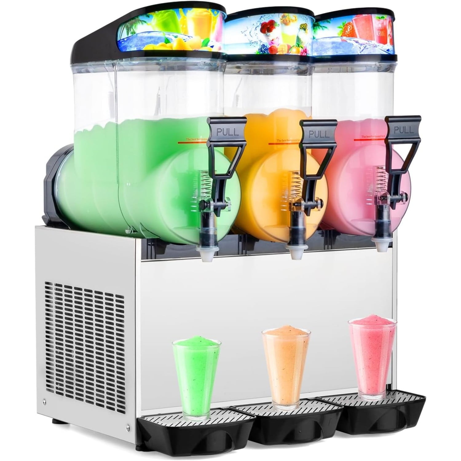 Ktaxon Commercial Slushie Machine, 12 Gal Slushly Maker Frozen Drink ...