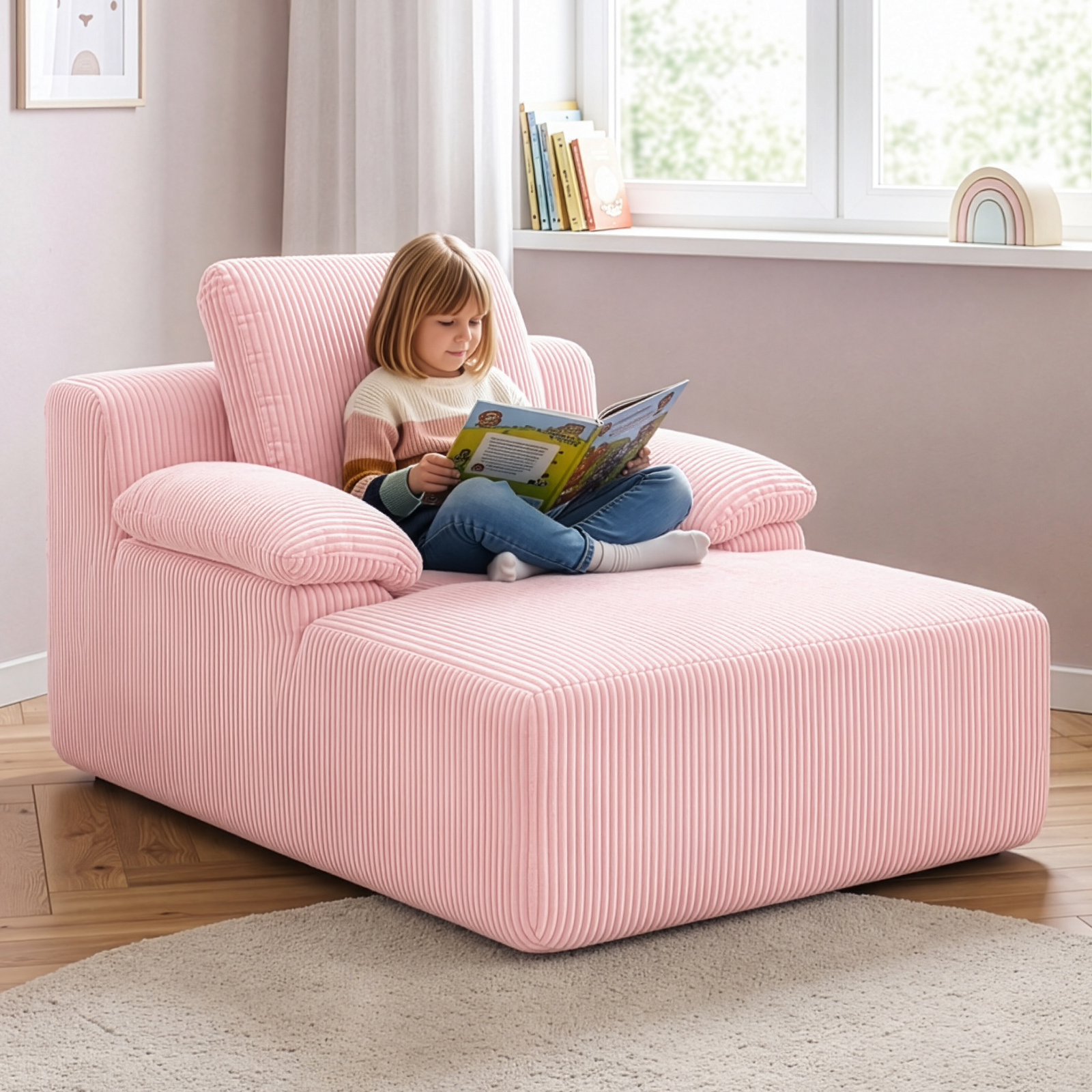 Ktaxon Corduroy Toddler Lounge Chair Nap Sofa Floor Lounger Boneless Chaise Couch For Kids Playroom Bedroom Pink: Buying Advice That Holds Up