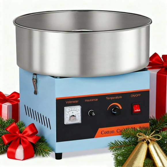 Ktaxon Cotton Candy Machine, 15" 980W Electric Cotton Floss Maker, Blue