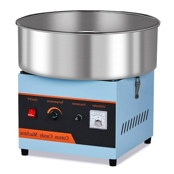 Ktaxon 15" Cotton Candy Maker, 980W, Stainless Steel, Commercial Electric Candy Floss Machine for Home & Party, Blue
