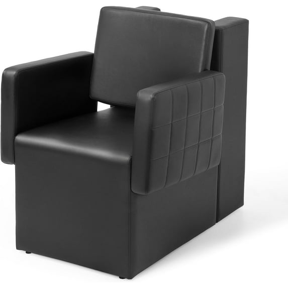 Ktaxon Dryer Chairs for Salon, Professional Hair Dryer Chair Fit for Hooded Dryer, Extra Wide Seat, Beauty Salon Barbershop Furniture, Black