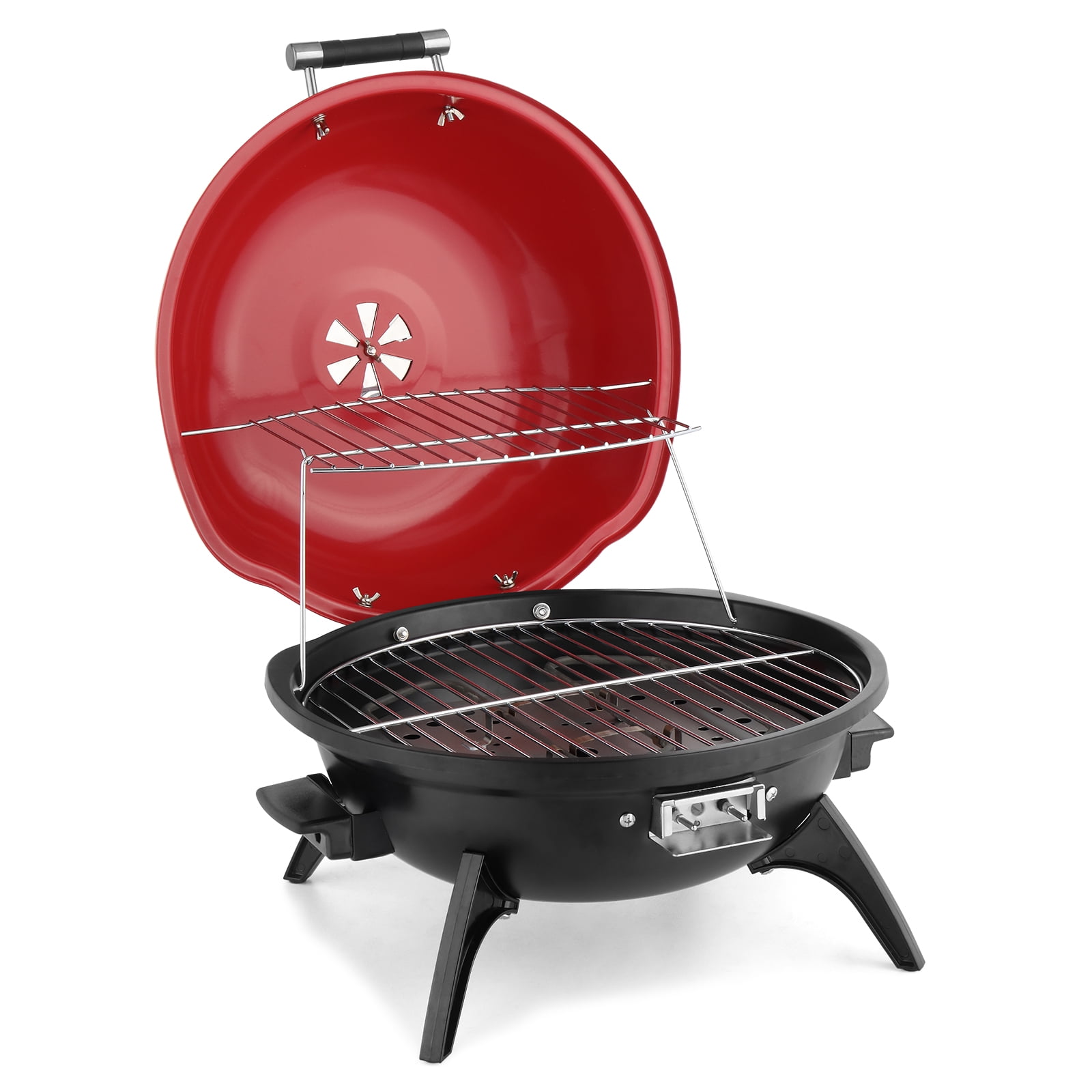 Ktaxon Electric Grill Smoker 1600W Outdoor/Indoor Grill with Removable Non-Stick Warming Rack