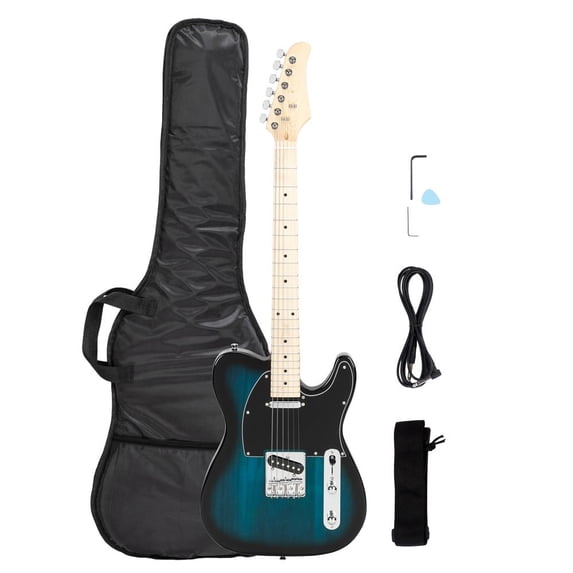 Ktaxon Electric Guitar with SS Pickup for Beginner, Blue