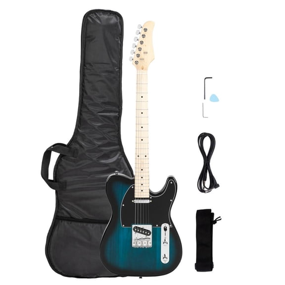 Ktaxon Electric Guitar with SS Pickup for Beginner, Blue