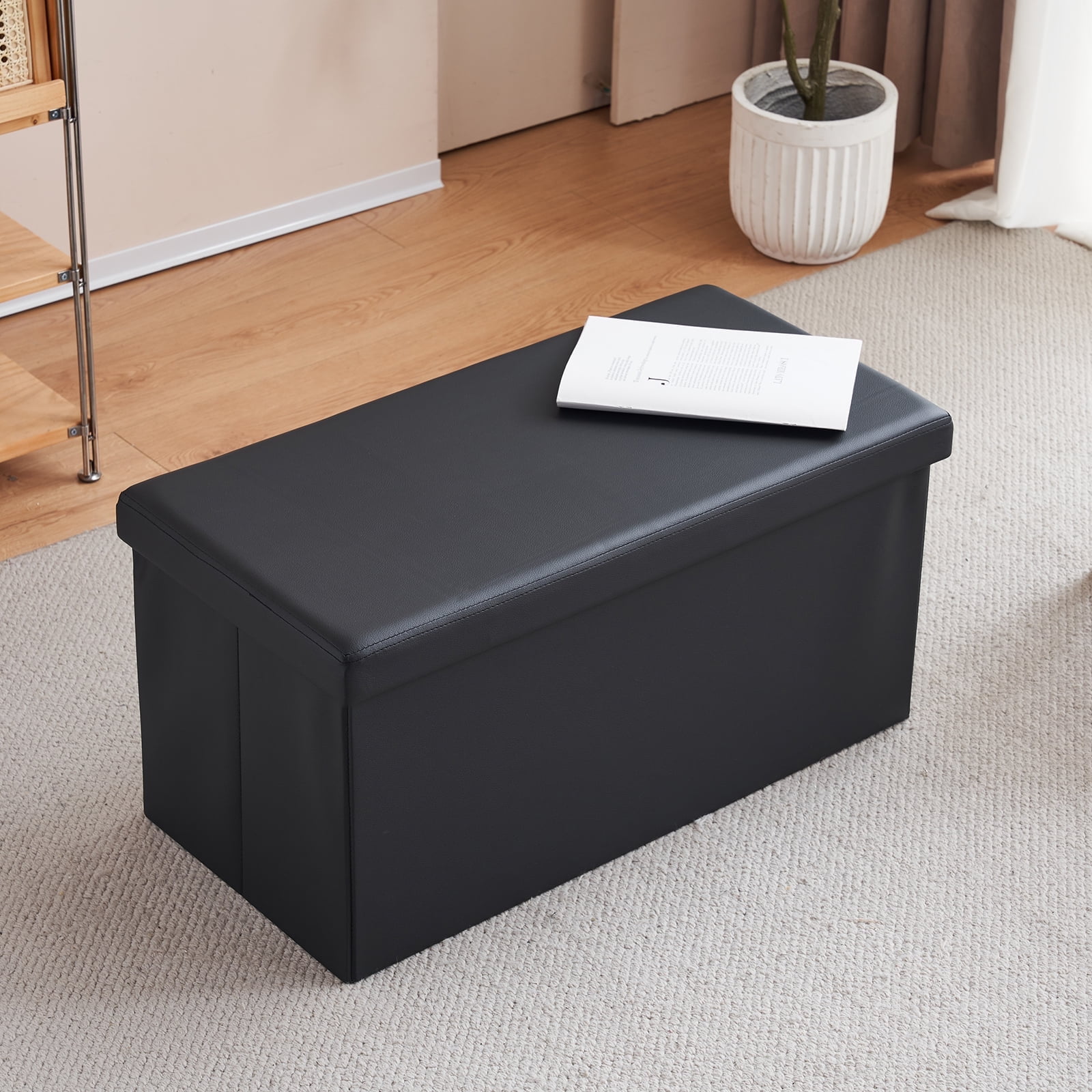 Folding storage footstool sales