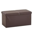 Ktaxon Folding Storage Ottoman Bench, Footrest, Coffee Table, Padded