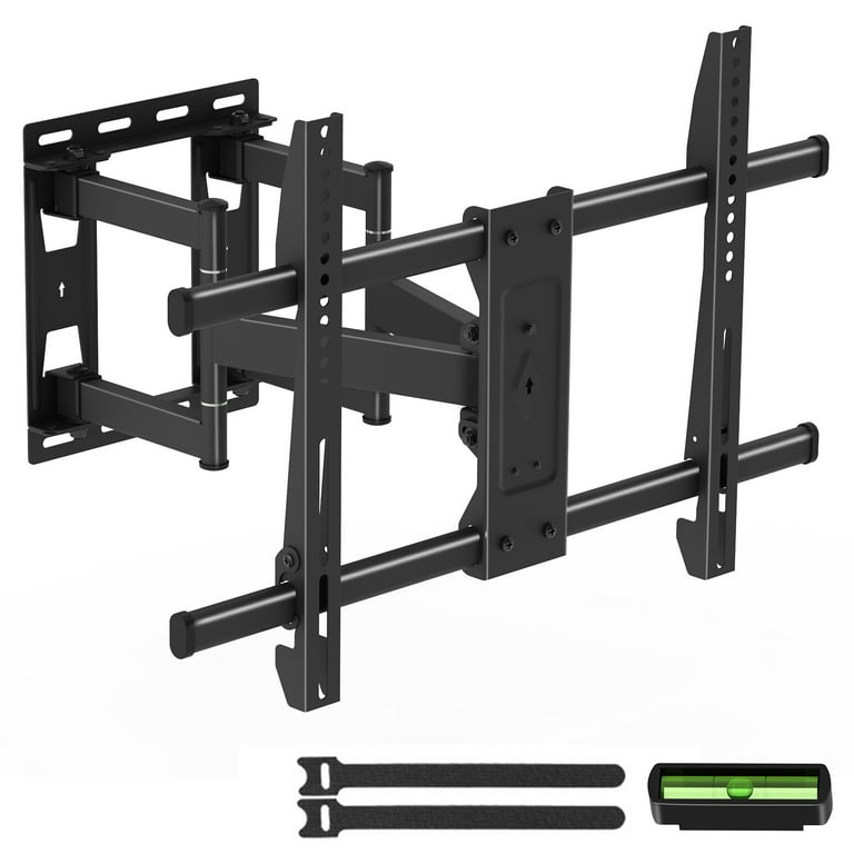 Full Motion TV Mount 37 75 inch Tilt and Swivel Wall Bracket Max VESA 600x400mm 132 lbs Capacity Adjustable Arms