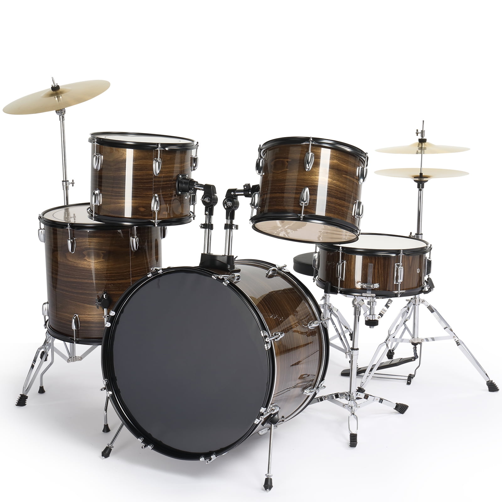 Ktaxon, Full Size Adult Drum Set, 5-Piece Drum Kit with Cymbals
