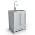 thumbnail image 1 of Ktaxon Gray Stainless Steel 72.6 lb Utility Sink, 1 of 9