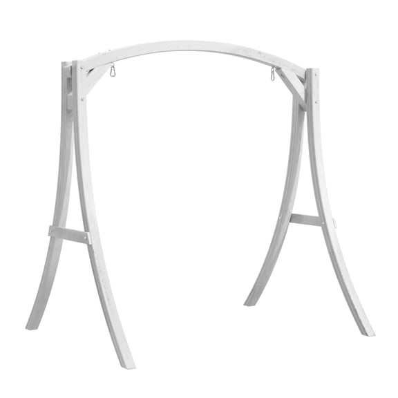 Ktaxon Heavy Duty Swing Frame, 1000lb Capacity A-Frame Stand for Indoor Outdoor Use, White