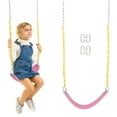thumbnail image 1 of Ktaxon Heavy Duty Swing Seat Set Replacement for Gyms Outdoor Play,Pink, 1 of 6