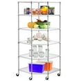 thumbnail image 1 of Ktaxon Heavy Duty Wire Steel 6-Tier Corner Shelf Garage Storage Shelving Rack US, 1 of 7