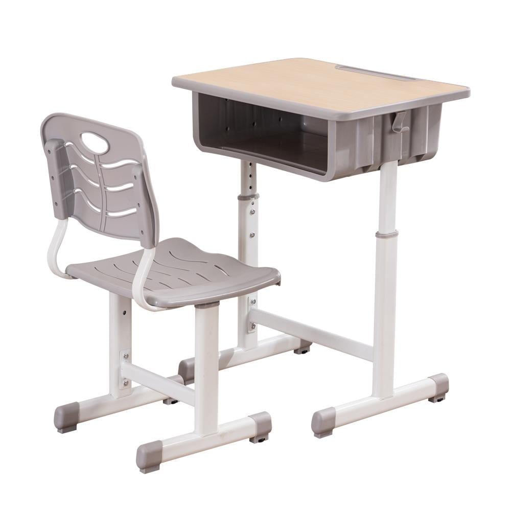Adjustable Desk and Chair Set for High School Bahrain Ubuy