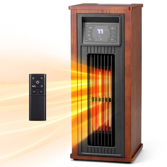 Spaceport Control Tower Key Ktaxon Portable 1500W Electric Fireplace with 3D Flame, Quartz Heating ...