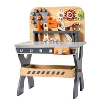 Ktaxon Kids Tool Bench, Wooden Tool Workbench for Toddler, Tool Bench