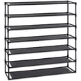 thumbnail image 1 of Ktaxon Large Size 4-10 Tiers 35 Pairs Shoe Rack Shoe Shelf Closet Storage Organizer Space Saving for Entryway Bedroom Dorm, Black, 1 of 2