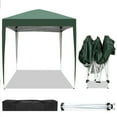 thumbnail image 1 of Ktaxon Leg 6.5' x 6.5' Ez Pop up Anti Uv Patio Tent Folding Gazebo Backyard Canopy Green, 1 of 9