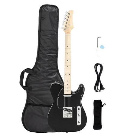 Ktaxon Maple Fingerboard GTL Electric Guitar SS Pickup Black