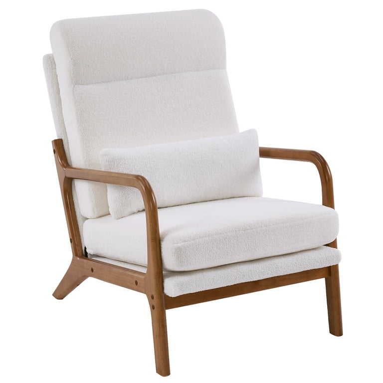 Single white wooden chair sale