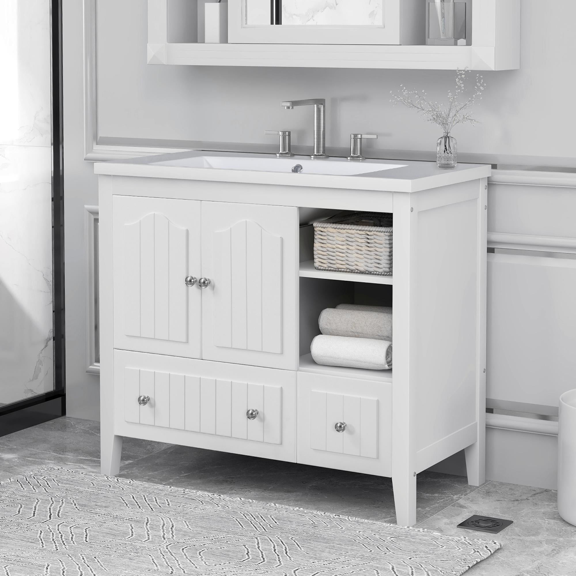 Cheap 36 inch on sale bathroom vanity