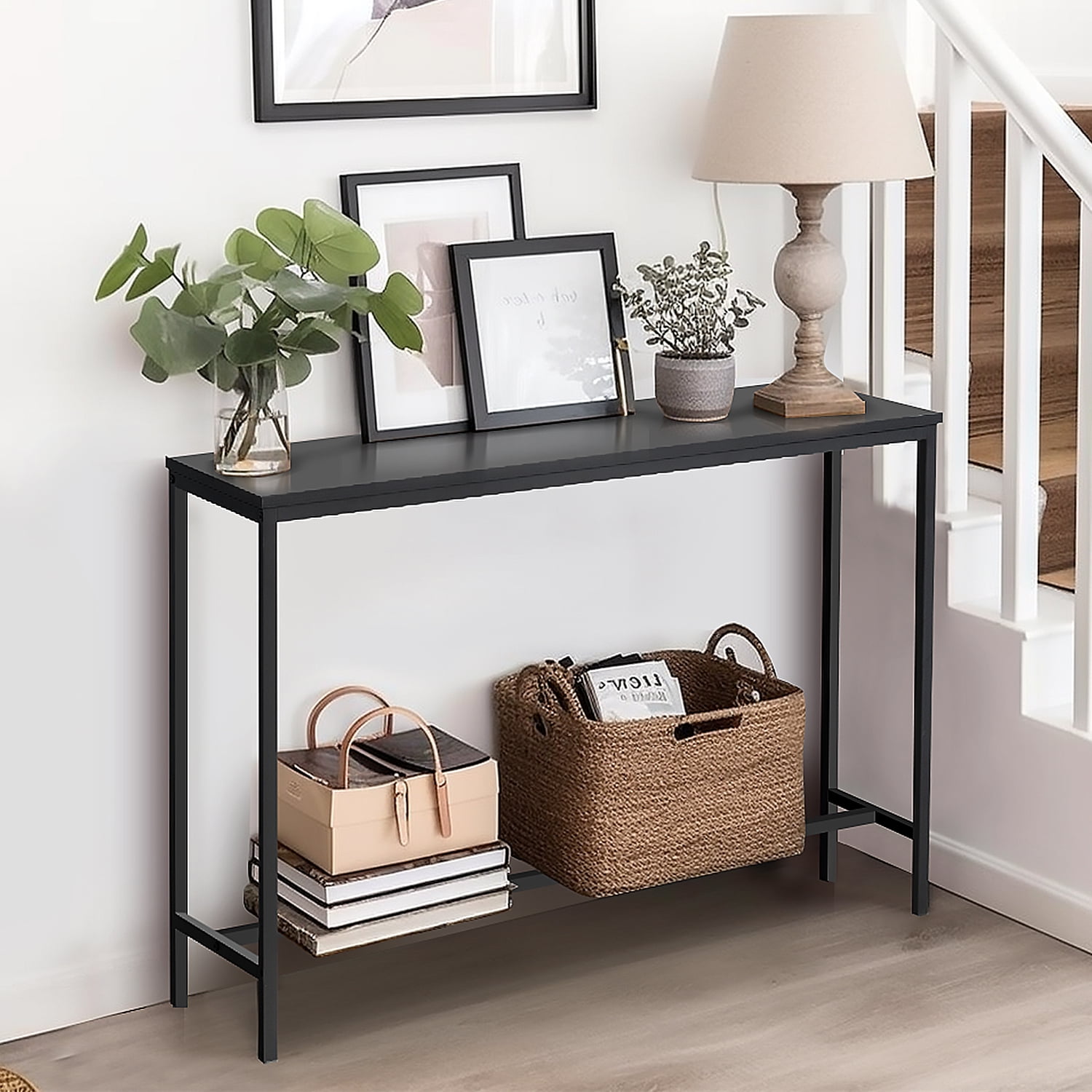 Black Metal Sofa Table | Baci Living Room