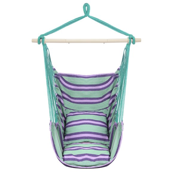 Ktaxon Multi-Color Hanging Rope Hammock Chair Swing Seat for Any Indoor or Outdoor Spaces
