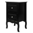 thumbnail image 1 of Ktaxon Nightstand,End Side Table Wooden Nightstand Bedroom Storage Cabinet with 2-Drawer,Country style Furniture, 1 of 10
