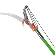 Ktaxon Outdoor 26FT  Manual Pole Saw, Lightweight Tree Trimmers Long Handle Pruner Set, Sharp Steel Blade and Scissors Pole Saw for Trimming Palm, Pear Tree, Fir Tree(Green)