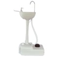 thumbnail image 1 of Ktaxon Outdoor/Indoor Wash Sink Basin Faucet Portable Removable Ligetweight HDPE White, 1 of 9