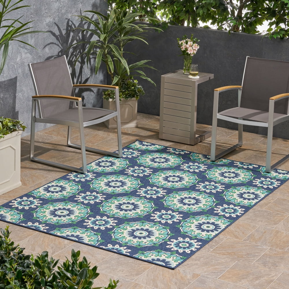 Ktaxon Outdoor Rug,Patio Rug Indoor Outdoor Area 5.3'x7' for Patio ...