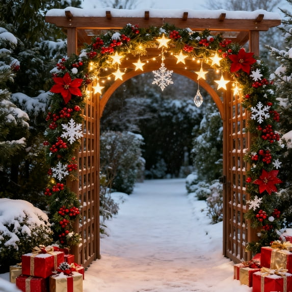 Ktaxon Outdoor Wooden Garden Arbor for Climbing Plants-84.65" H, Wood, Brown