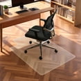 thumbnail image 1 of Ktaxon PVC Matte Desk Office Chair Floor Mat Protector for Hard Wood Floors 48" x 36", 1 of 11