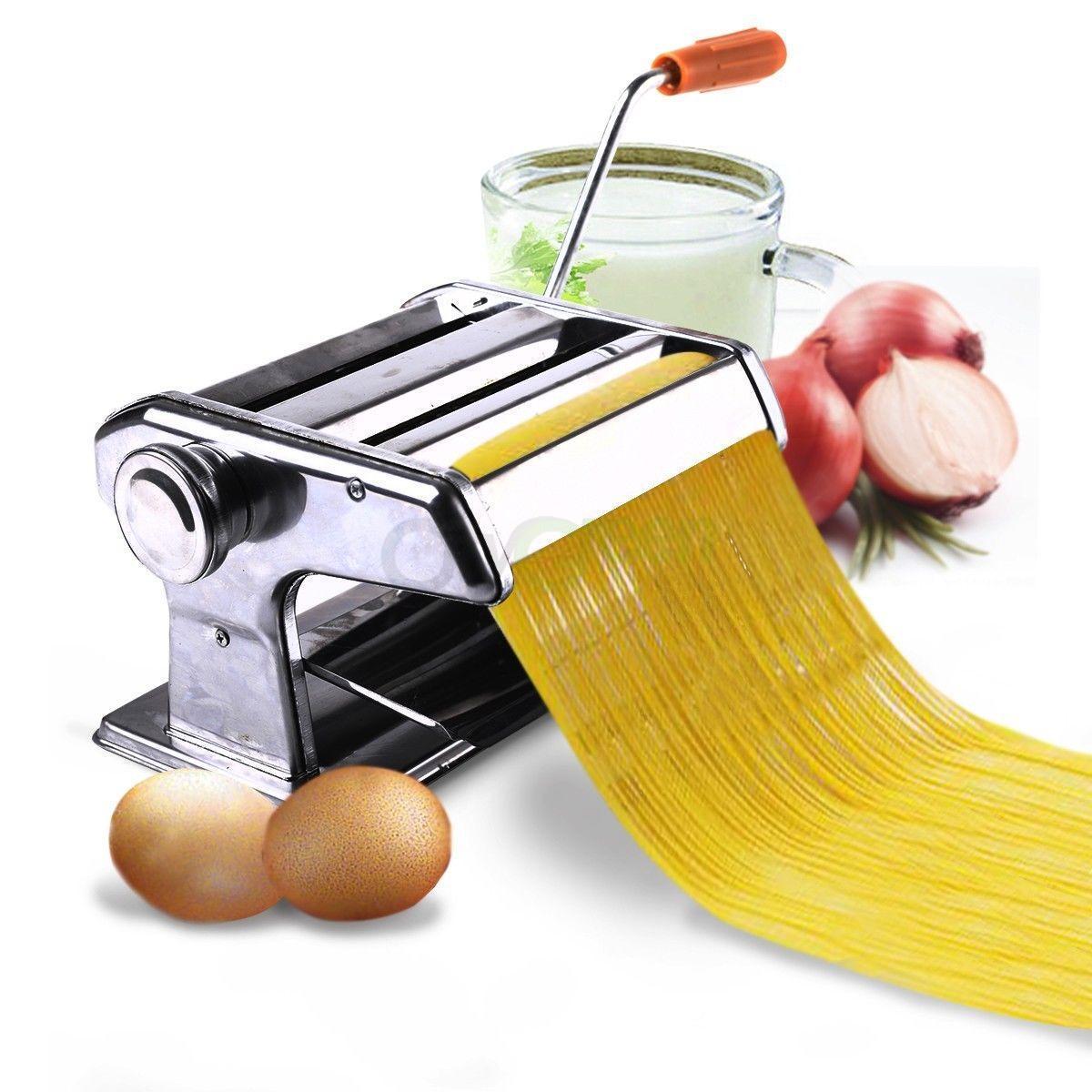 Ktaxon Pasta Machine, Roller Pasta Maker, Adjustable Thickness Settings Noodles Maker with Washable Rollers and Cutter,Perfect for Spaghetti, Fettuccini, Lasagna or Dumpling Skins - image 1 of 8
