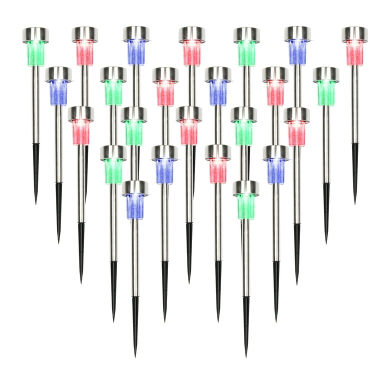 Ktaxon Patio Garden 24 Piece 5W Warm White Solar Power LED Lawn Lights Ktaxon Patio Garden 24 Piece 5W Warm White Solar Power LED Lawn Lights