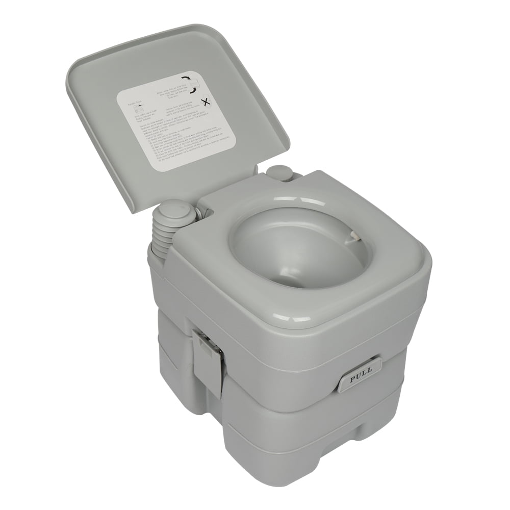 Walmart Deals of Free Shipping! Ktaxon Portable Camping Toilet, 5.3 Gallon Capacity Leak Proof Compact Porta Potty