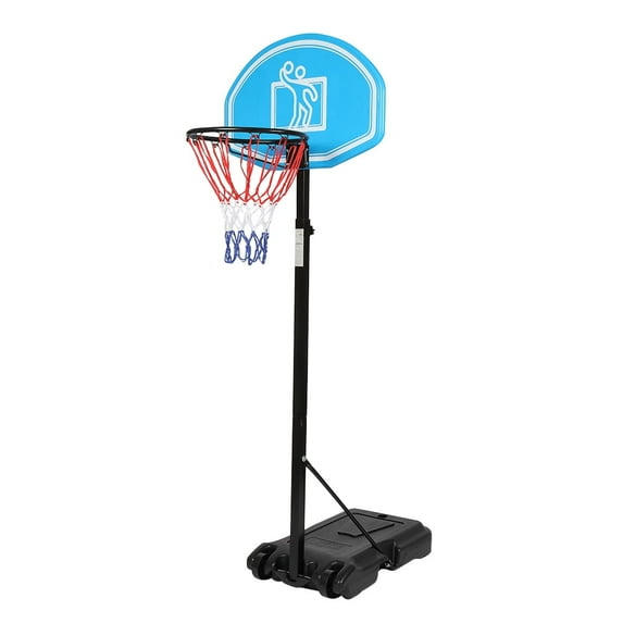 Ktaxon Portable Height Adjustable Basketball Hoop System, Kid's Junior, with Wheels, 29 In. Backboard