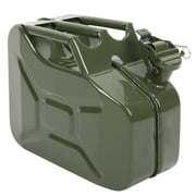 Ktaxon Portable Jerry Can 10L 2.64Gal Capacity, Emergency Backup Fuel Container, Army Green, US Standard