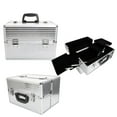 thumbnail image 1 of Ktaxon Pro Aluminum Makeup Train Storage Case Jewelry Box Cosmetic Organizer Lockable, 1 of 6