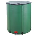 thumbnail image 1 of Ktaxon Rain Barrel Outdoor Patio Water Storage Barrel 50 Gallon Green, 1 of 13
